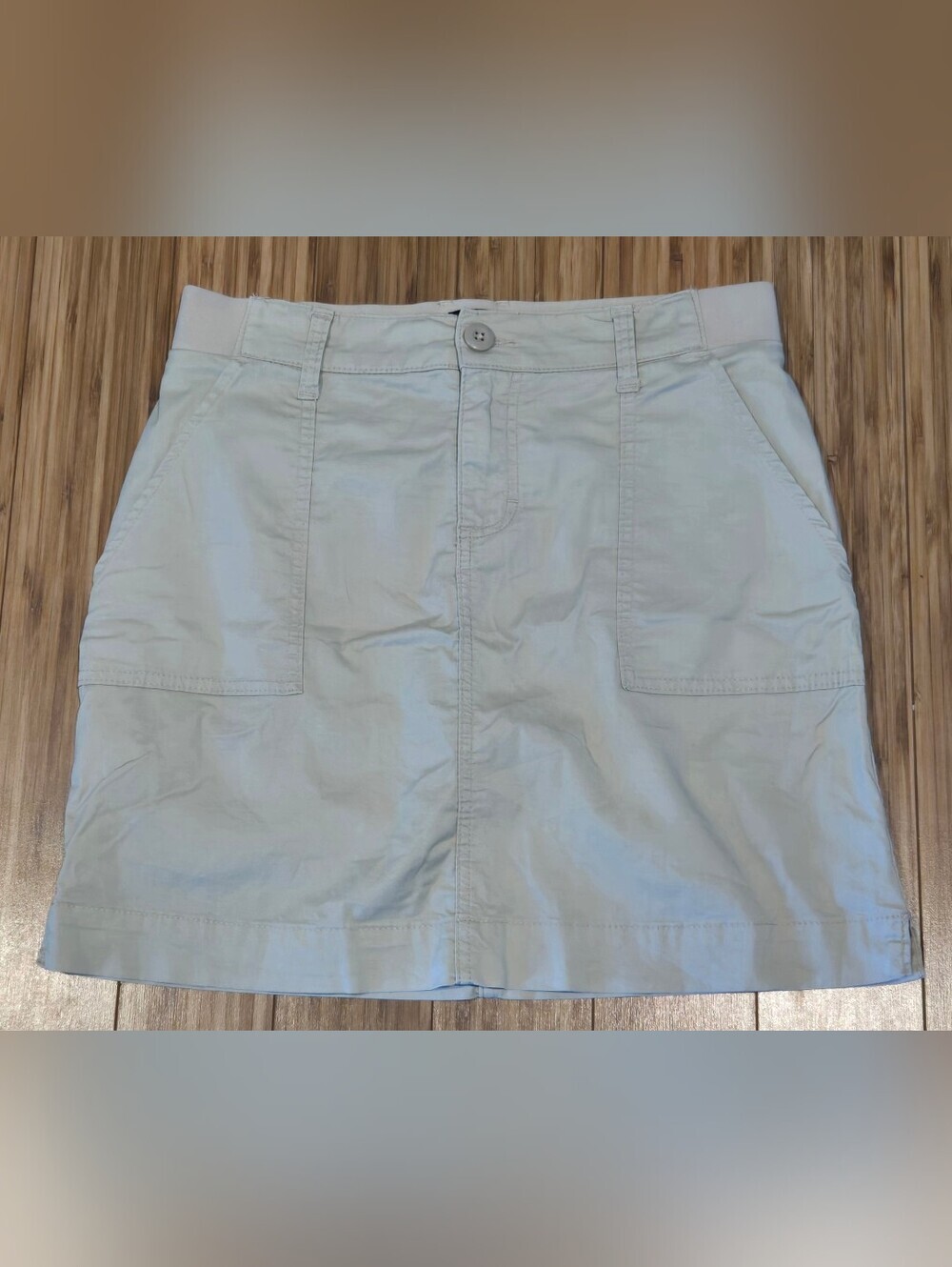 Lee Casual Tan Cotton Skirt